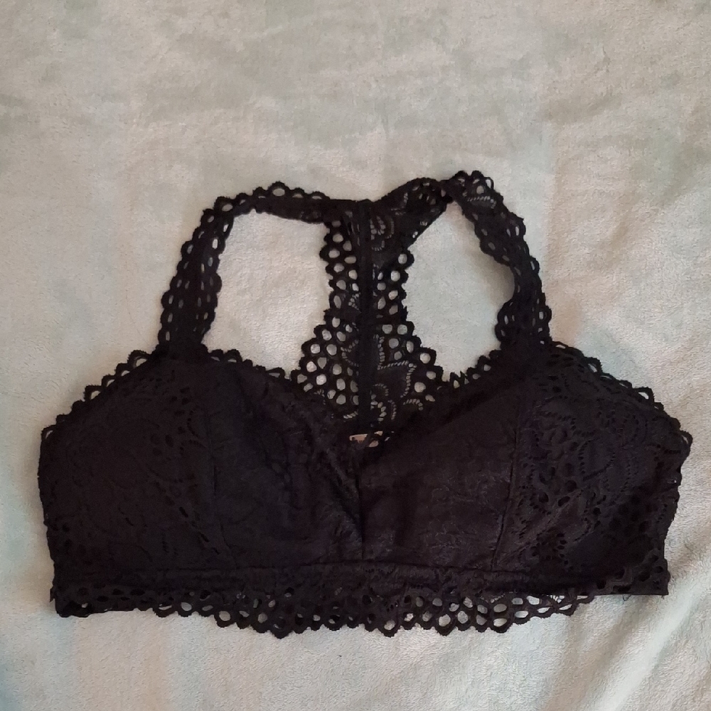 Maurices Black Lace Bralette